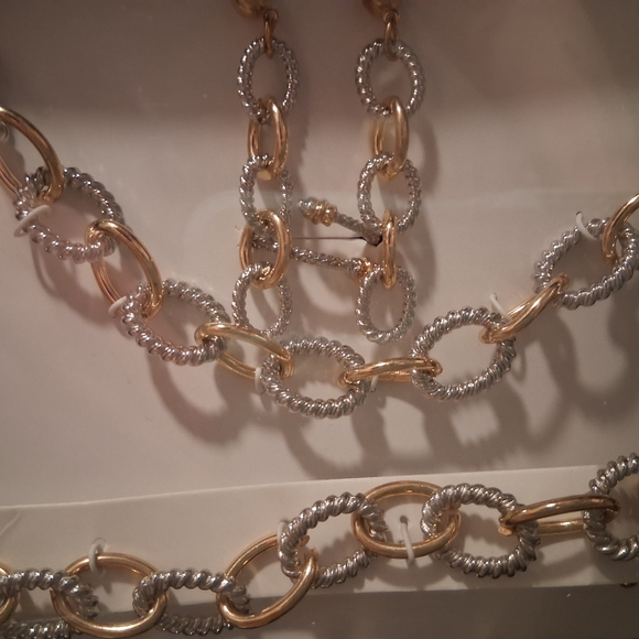 Adrienne Vittadini Gold and Silver Jewelry Set - Picture 4 of 6